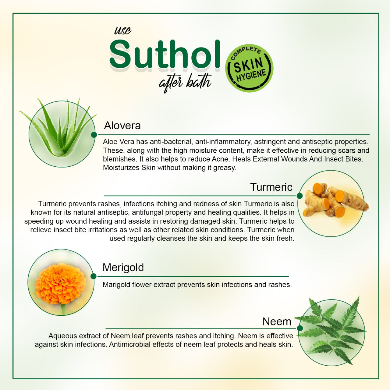 Suthol Active Neem Antiseptic Body Hygiene Spray