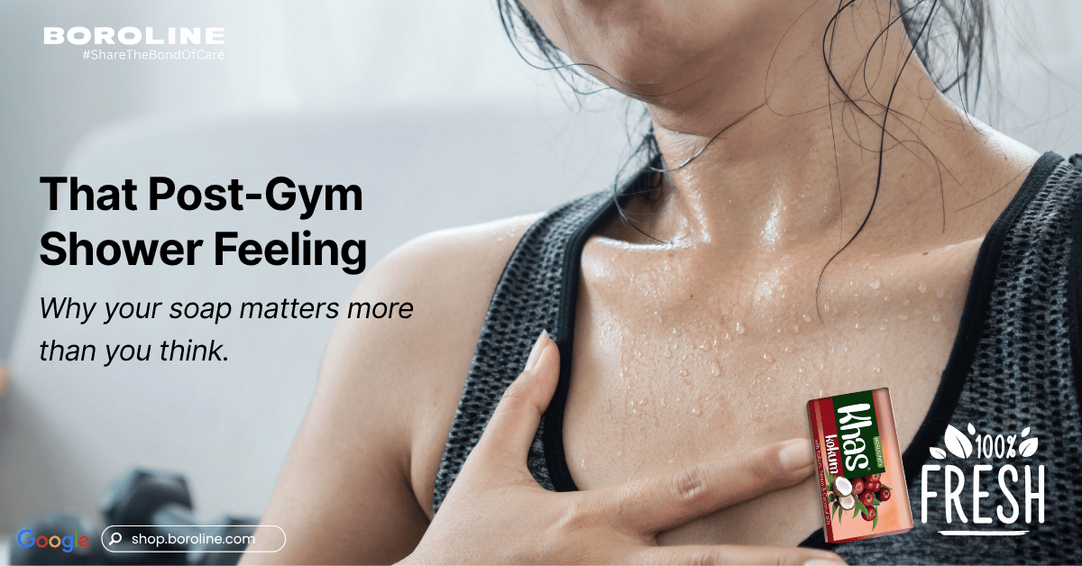 That Post-Gym Shower Feeling — Why Your Soap Matters More Than You Think