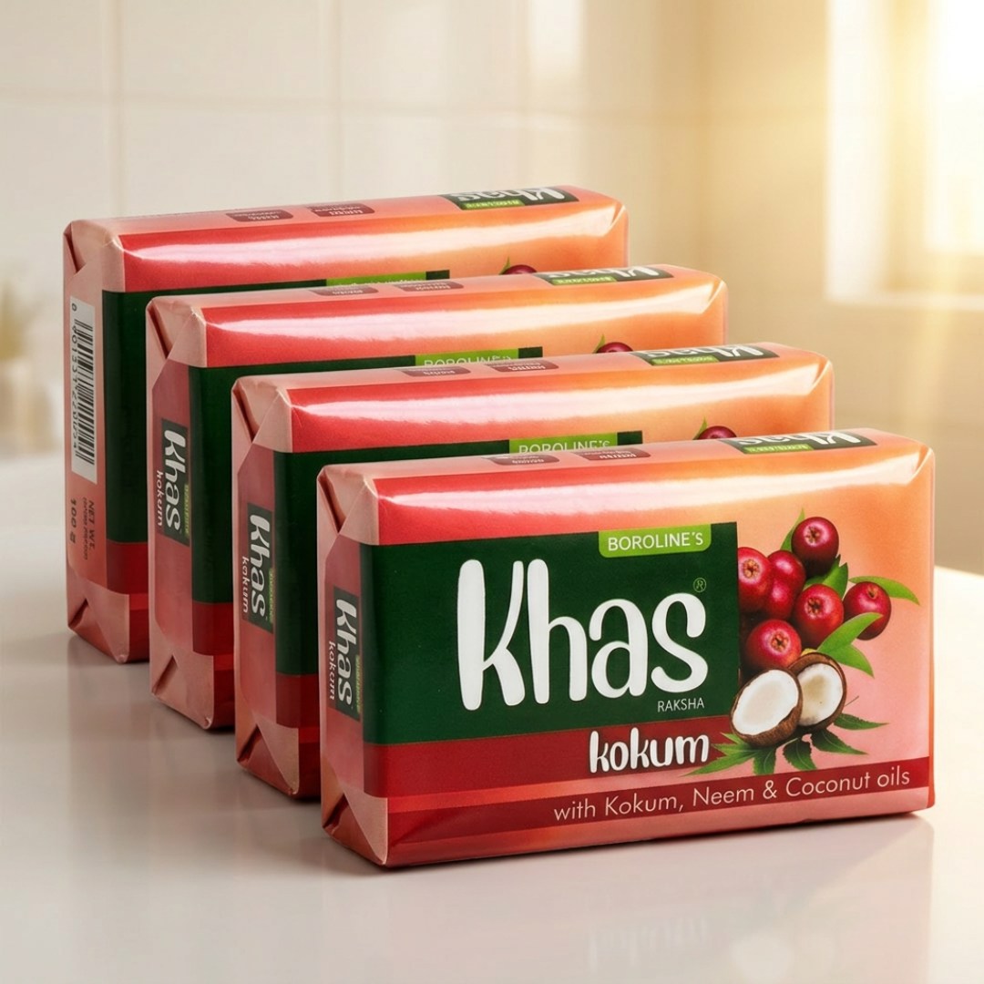 Khas Raksha Kokum Soap With Kokum Neem & Coconut Oils | Pack of 4 (45g)