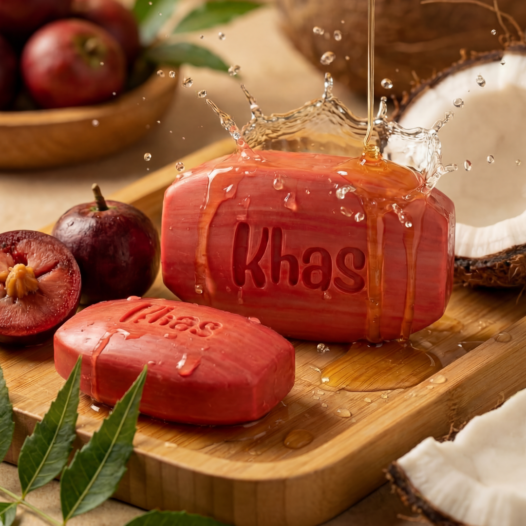 Khas Kokum Soap With Kokum, Neem & Coconut Oil