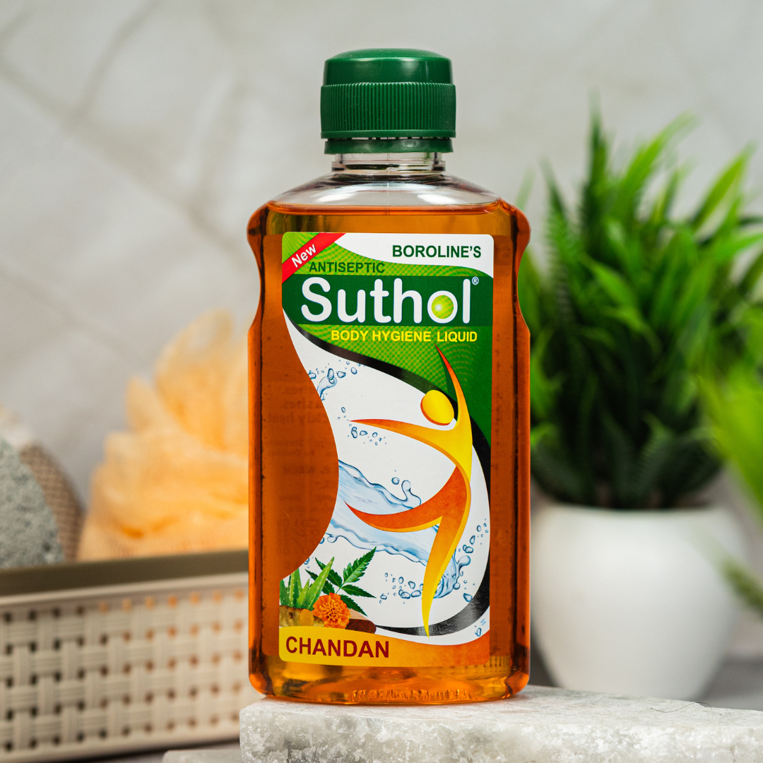 Boroline's Suthol Chandan Antiseptic Body Hygiene Liquid