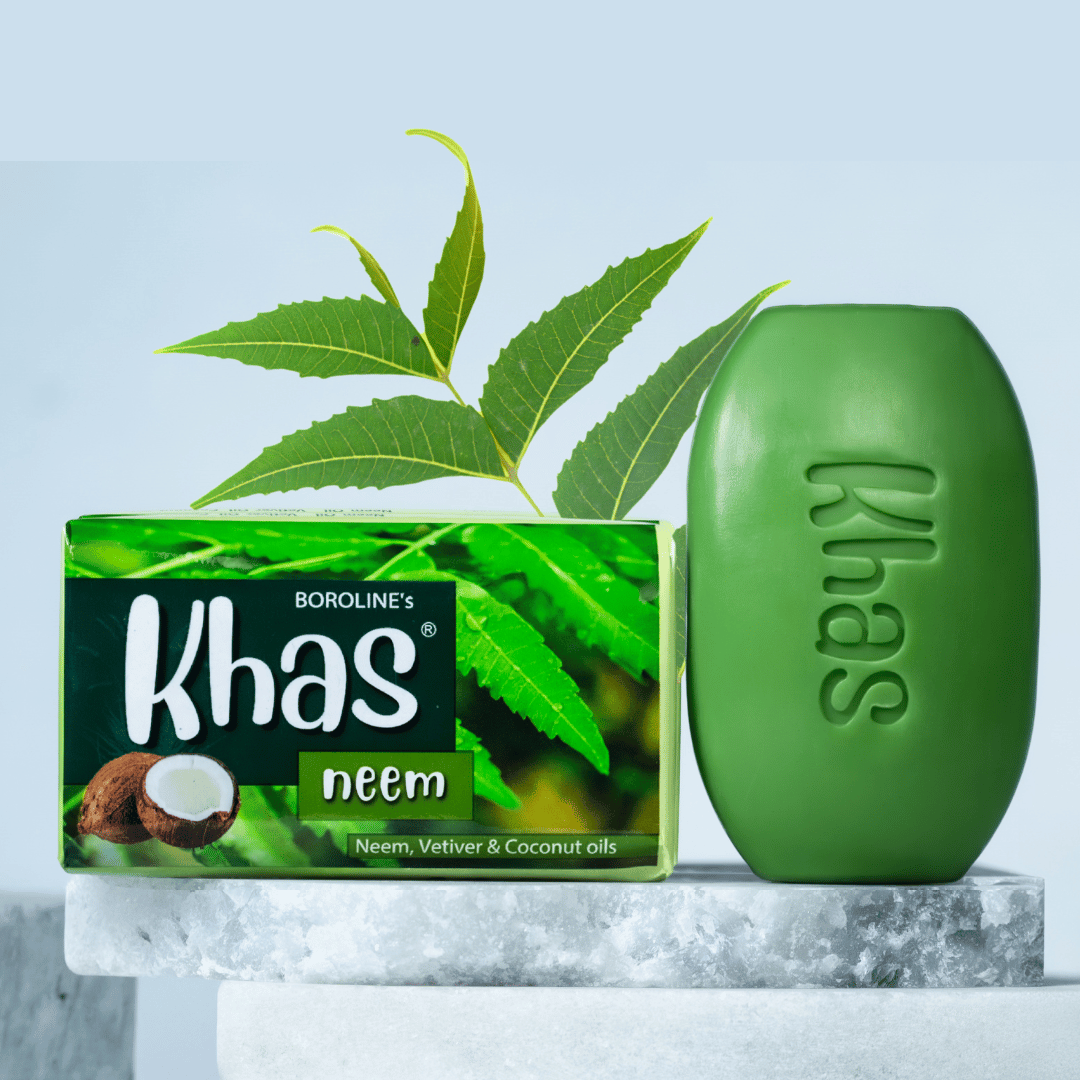 Khas Neem Soap with Neem, Vetiver, Coconut Oil