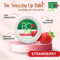 Bo Lips Strawberry Flavoured Lip Balm