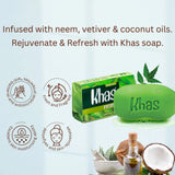 Boroline's Khas Neem Soap with Neem, Vetiver, Coconut Oil